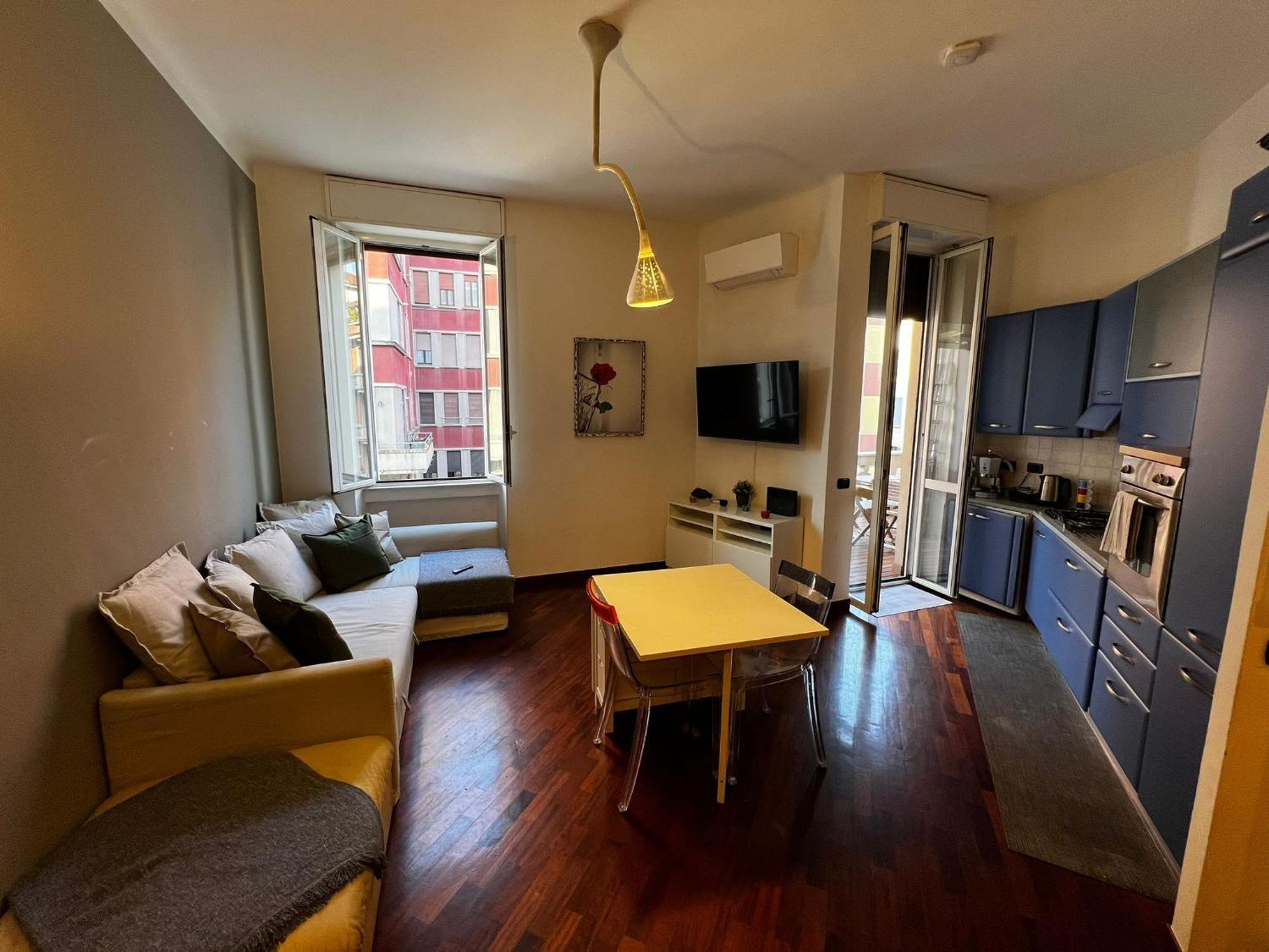 Guzzo B - Elegant Flat With Balcony At Bolivar M4 Metro * Mailand