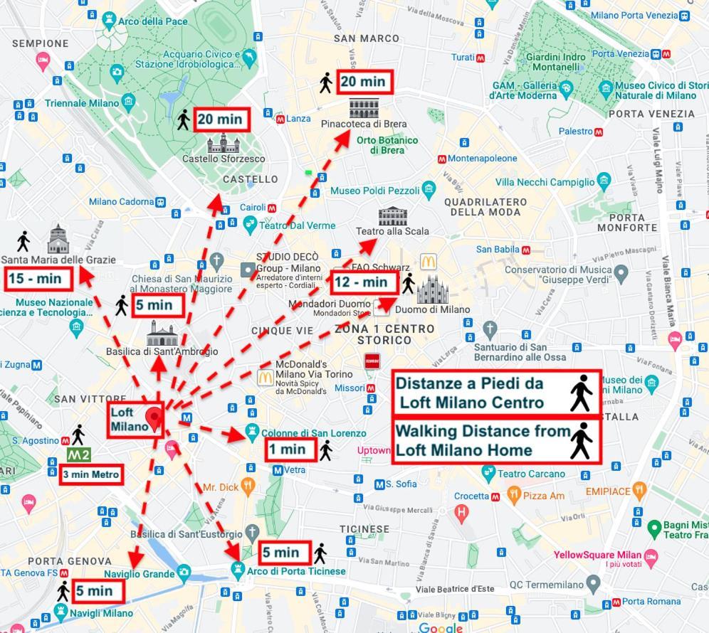 Loft Centro, 10 Min From Duomo * Milano