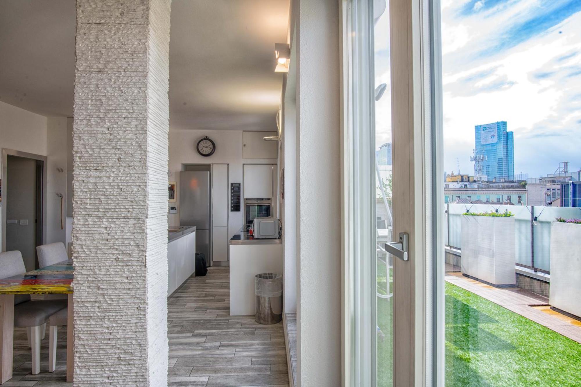 Luxury Flat With Terrace / Stunning Skyline View * Milano
