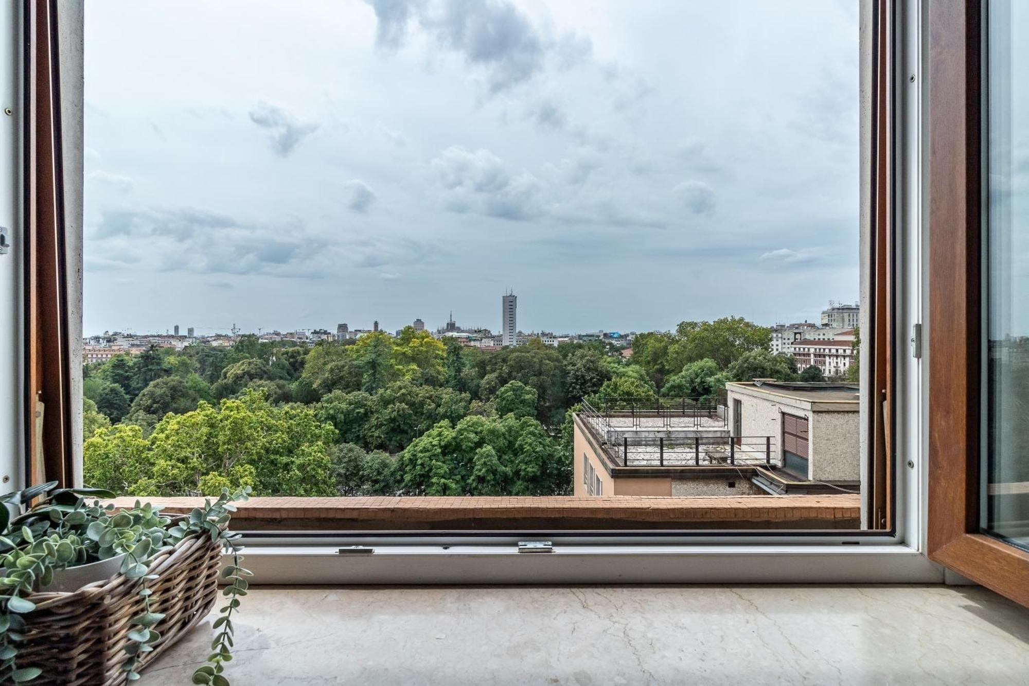 Appartamento Trilocale Vintage Vicino A Con Vista Panoramica Sul Duomo Milano