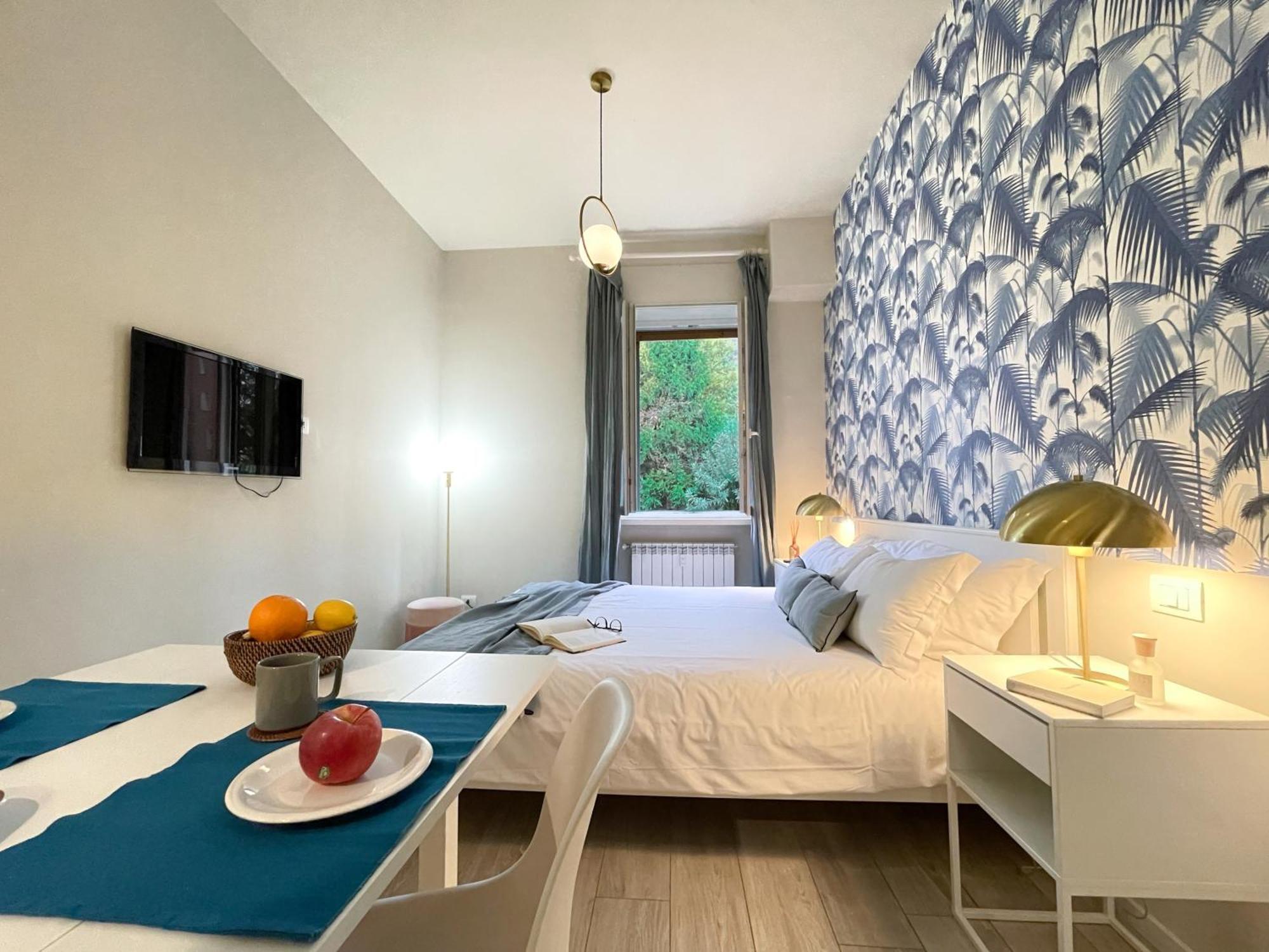 Blue Palm Jungle Self Checkin Design * Milano