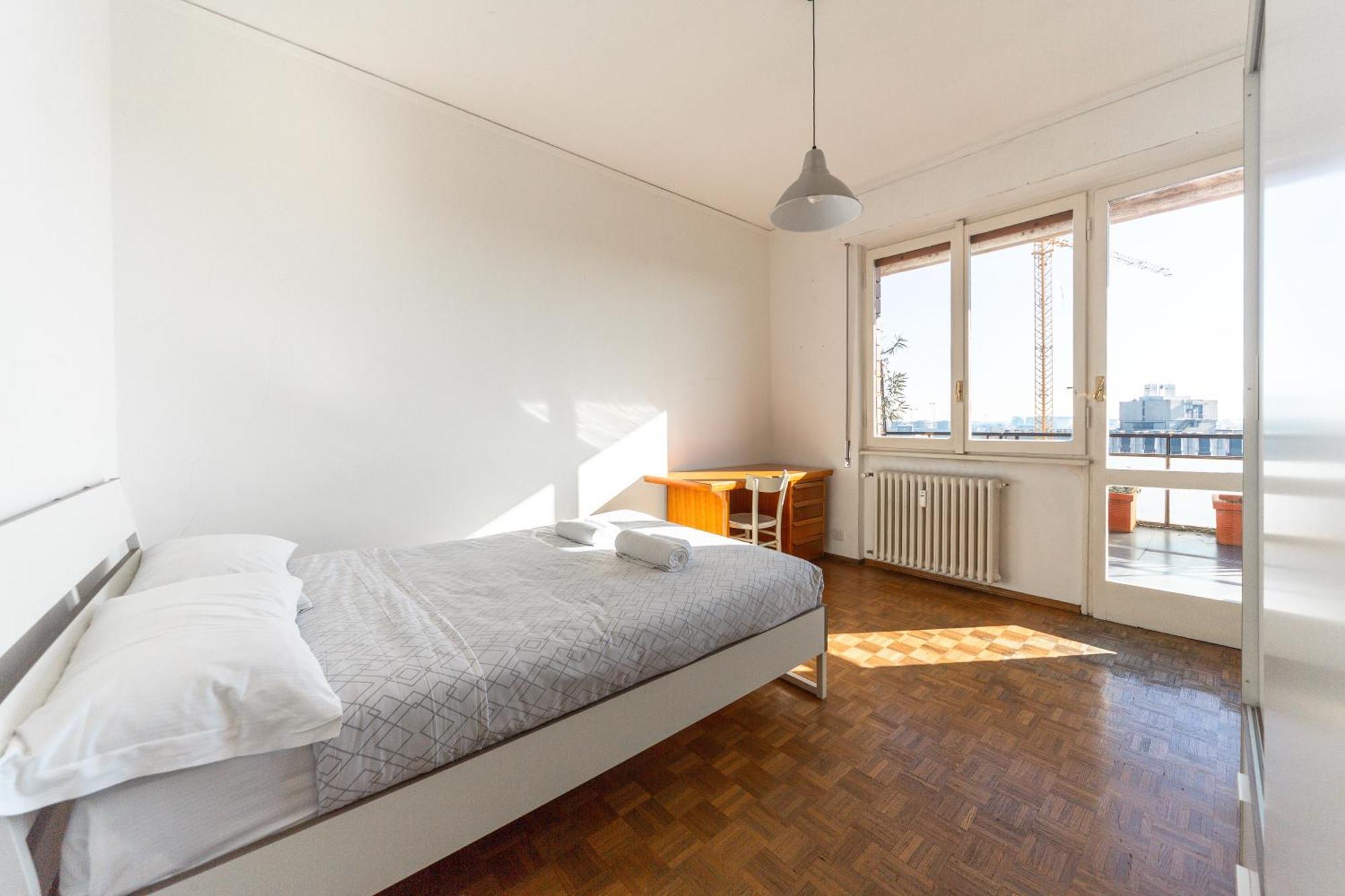 Attico 8vo Piano - Citta Studi - 8 Posti Letto Appartamento *