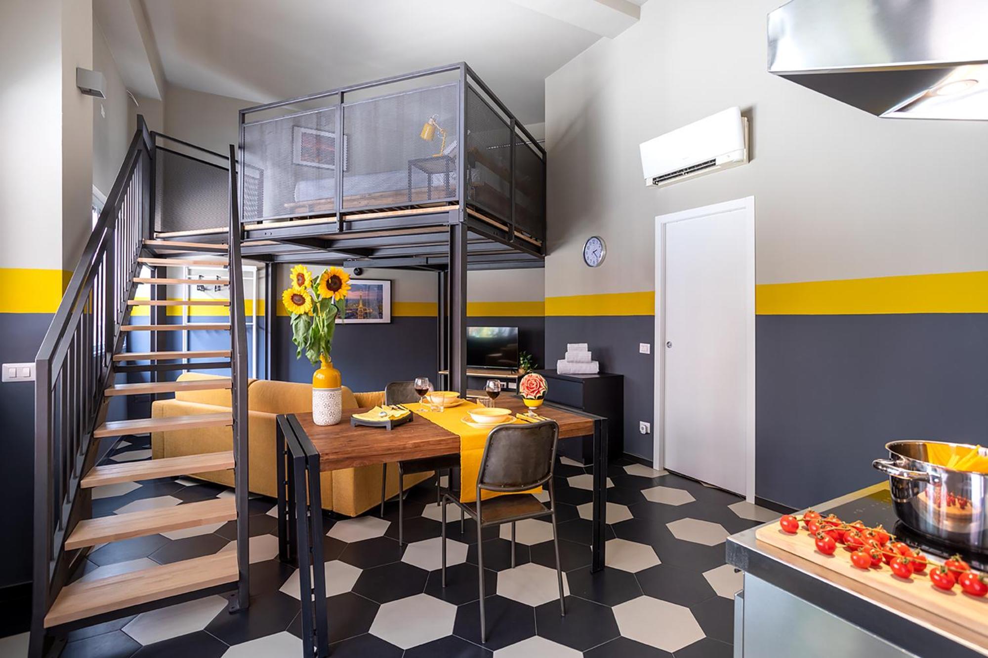 Appartamento Duomo-porta Venezia Design Loft Giallo 2 Milano