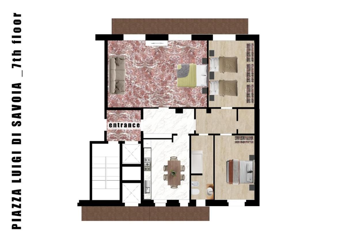 Urban Elegance Station W/private Garage Apartment Milan