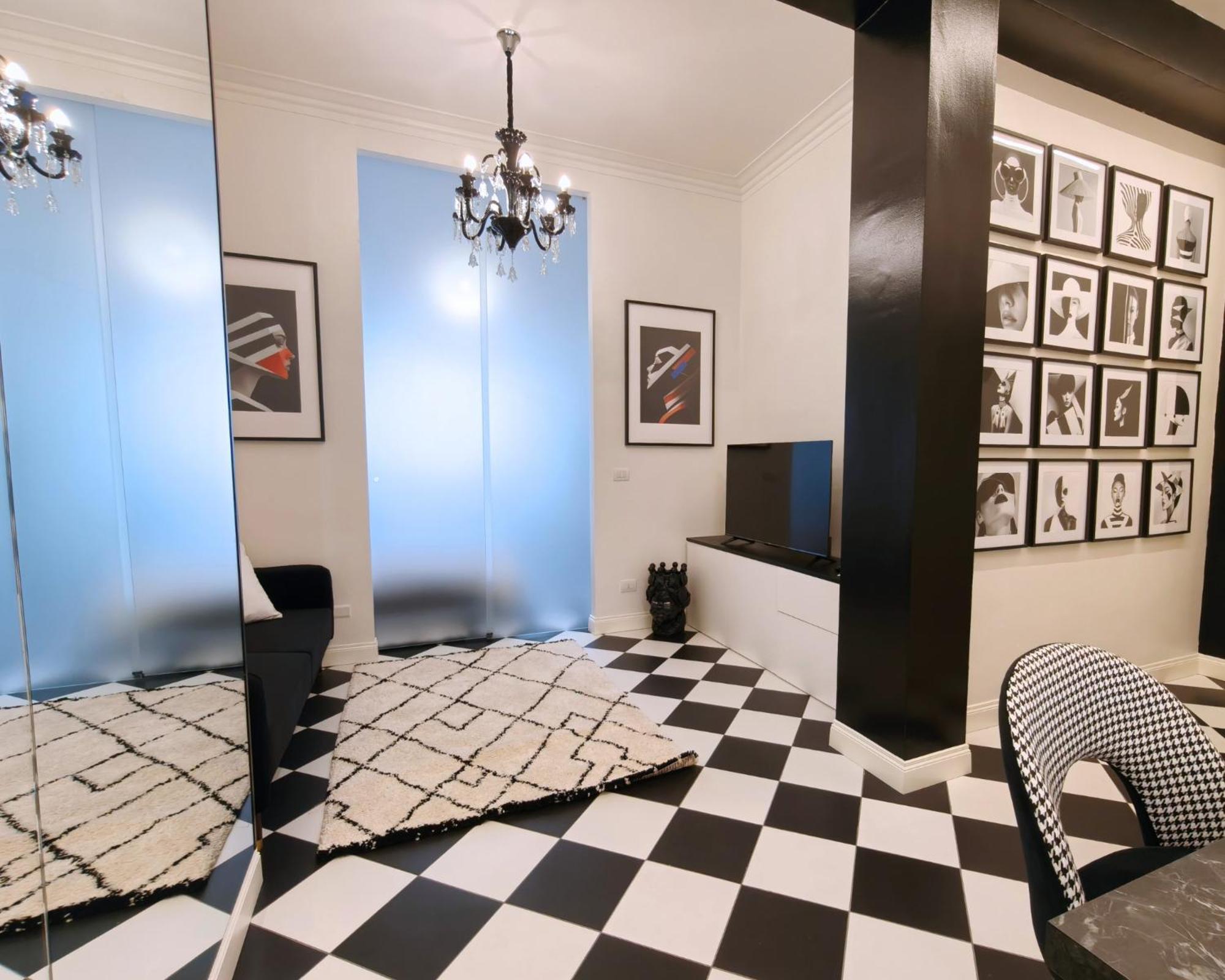 Appartement Black And White In Downtown With Ac, Wifi And Subway M1 M2 Airoport Connected, Station Milaan