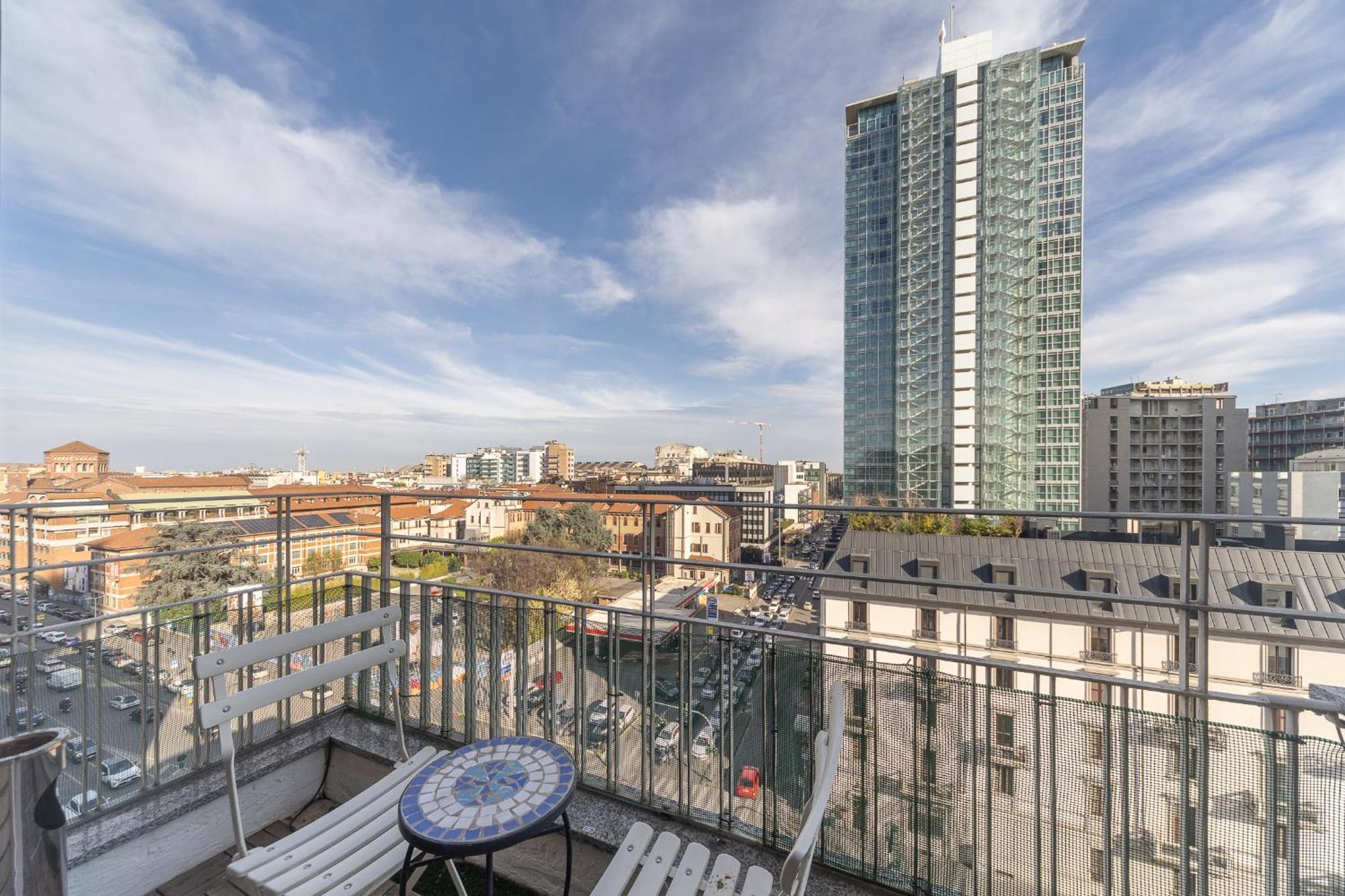 Appartamento La Vista Sulla Citta - 8vo Piano Attico Mozzafiato Milano